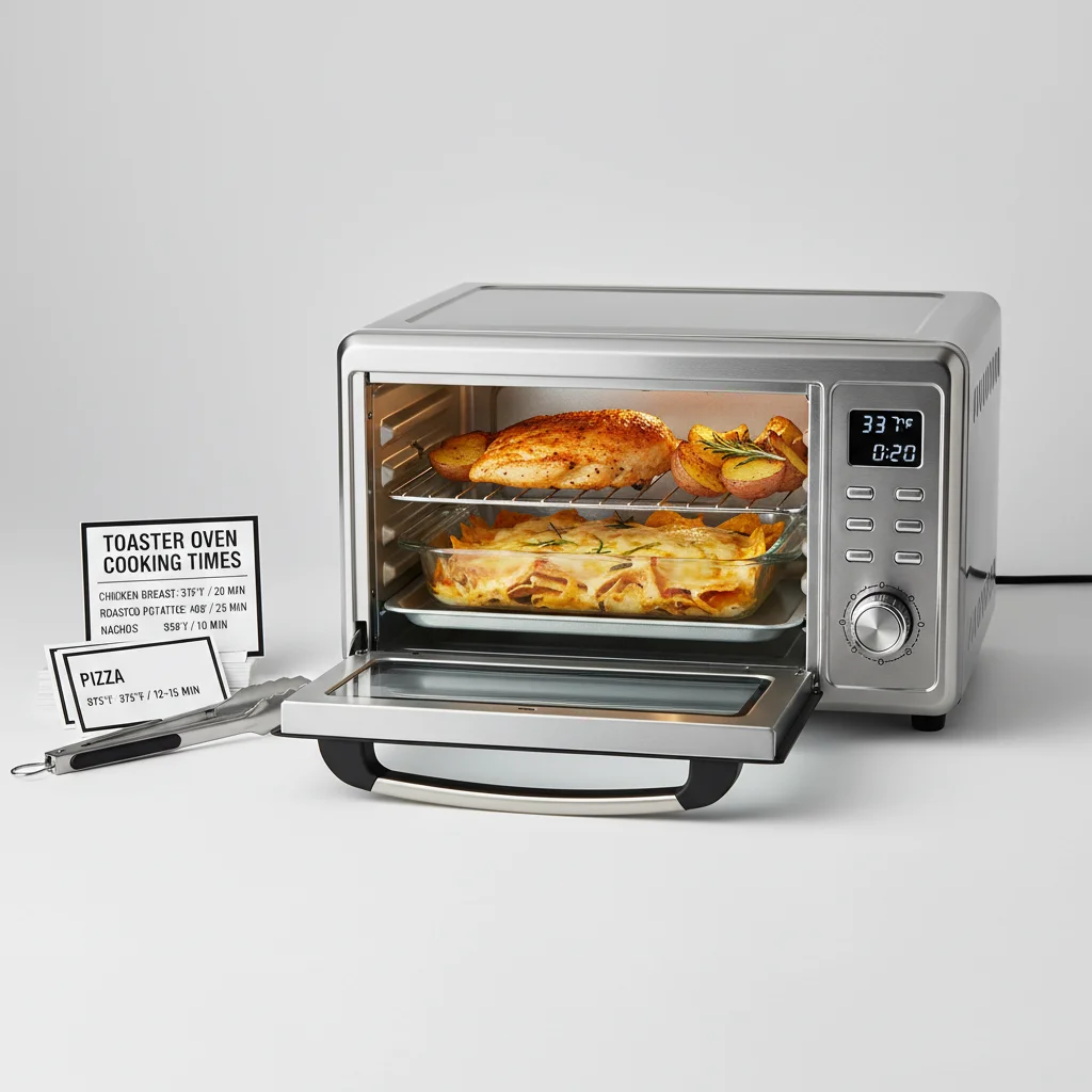 toaster oven cooking times